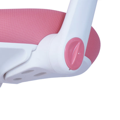4x Ergonomic Children Kids Study Chairs Height Adjustable - Pink