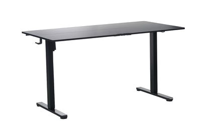 140 x 70cm Electric Standing Desk Height Adjustable Motorised Electric Sit Stand in Black