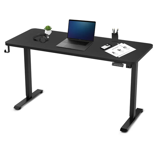 Lifespan Fitness ErgoDesk Electric Standing Desk 140cm (Black/Black)