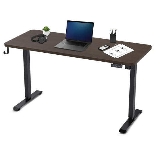 Lifespan Fitness ErgoDesk Electric Standing Desk 140cm (Walnut/Black)