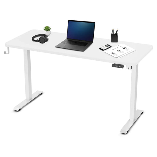 Lifespan Fitness ErgoDesk Electric Standing Desk 140cm (White/White)