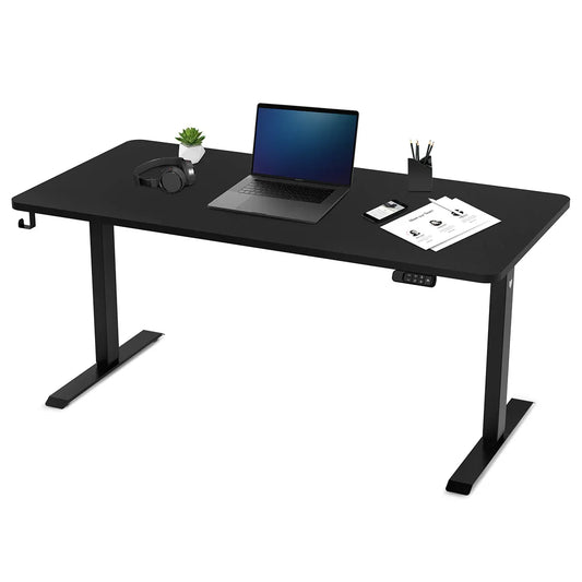Lifespan Fitness ErgoDesk Electric Standing Desk 160cm (Black/Black)