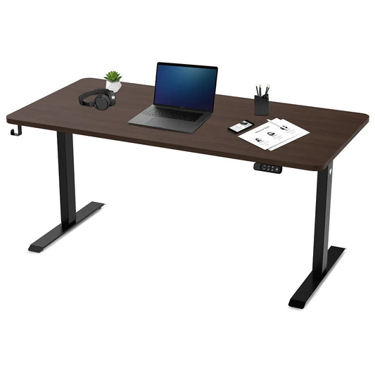 Lifespan Fitness ErgoDesk Electric Standing Desk 160cm (Walnut/Black)