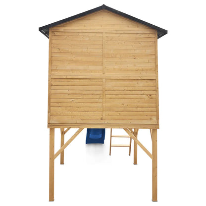 Lifespan Kids Burleigh Cubby House with 2.2m Slide (Blue)