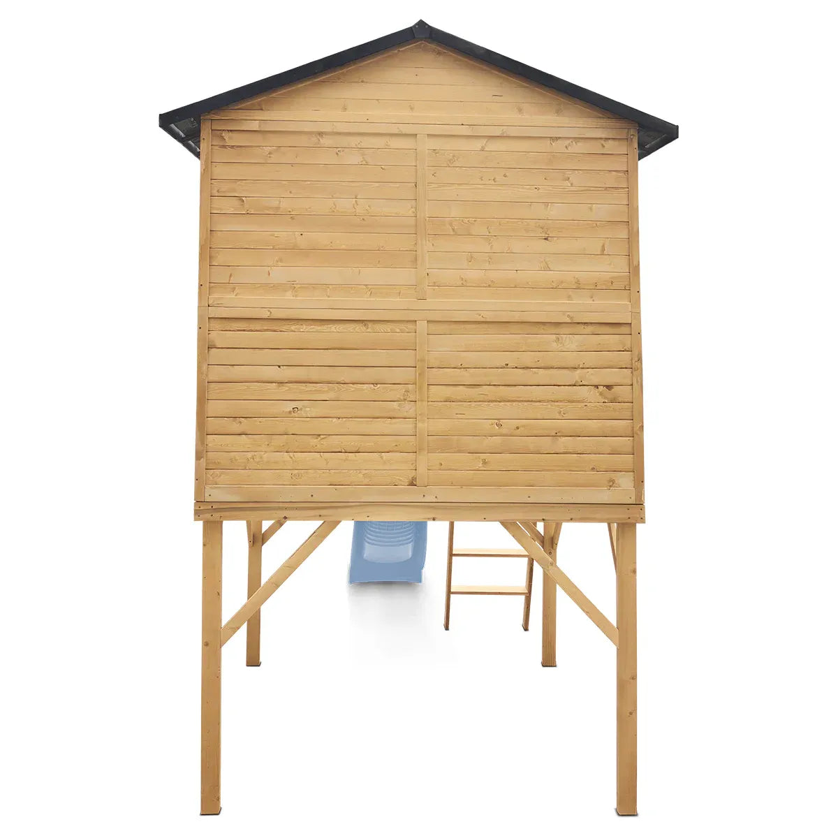 Lifespan Kids Burleigh Cubby House with 2.2m Slide (Pastel Blue)