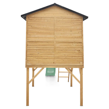 Lifespan Kids Burleigh Cubby House with 2.2m Slide (Pastel Green)