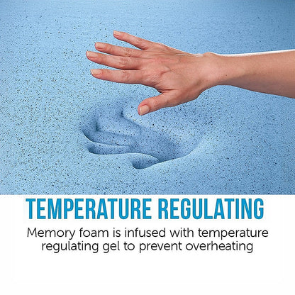 Single 25cm Gel Memory Foam Mattress – Dual-Layered Comfort with CertiPUR-US® Certified Foam