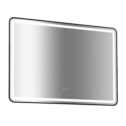 Rectangular Mirror LED Anti-Fog Illuminated Bathroom Living Room