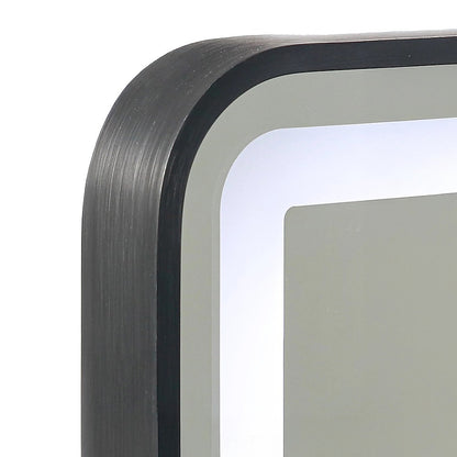 Rectangular Mirror LED Anti-Fog Illuminated Bathroom Living Room
