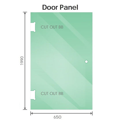 110x120cm Double Door Corner Shower Screen – Gold U-Brackets, Brass Hinges & Square Knob Handle
