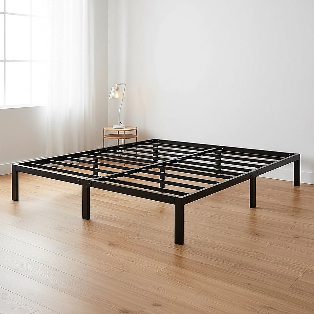 Double Full Metal Bed Frame Base – Sturdy Steel Bed Base for Australian Mattress