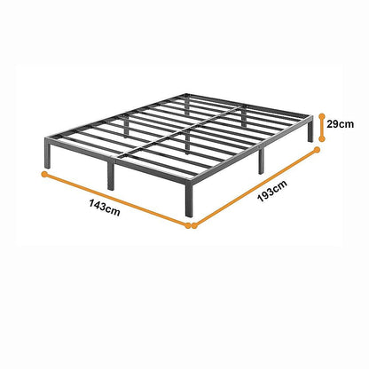 Double Full Metal Bed Frame Base – Sturdy Steel Bed Base for Australian Mattress