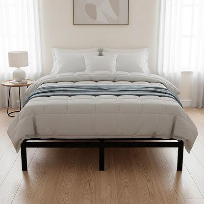 Queen Full Metal Bed Frame Base – Sturdy Steel Bed Base for Australian Mattress