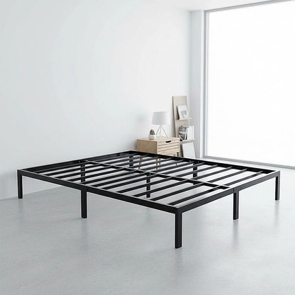 Queen Full Metal Bed Frame Base – Sturdy Steel Bed Base for Australian Mattress
