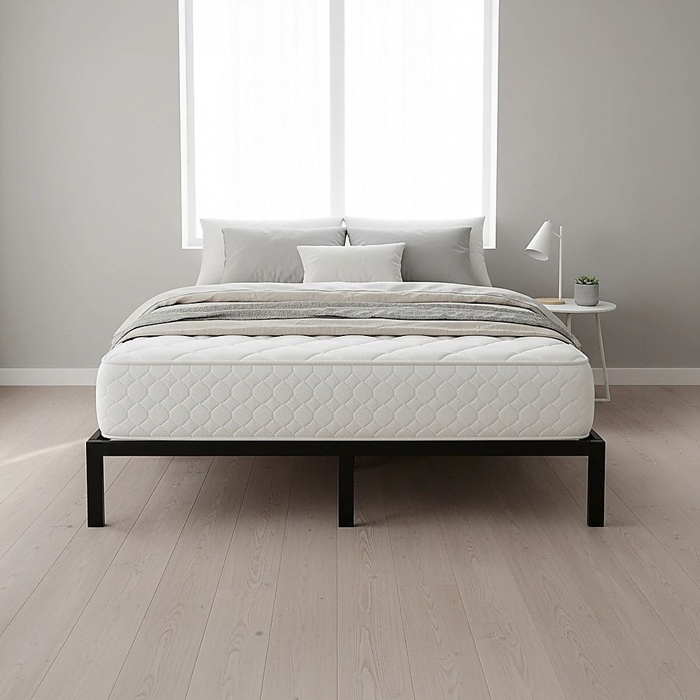 King Single Full Metal Bed Frame Base – Sturdy Steel Bed Base for Australian Mattress