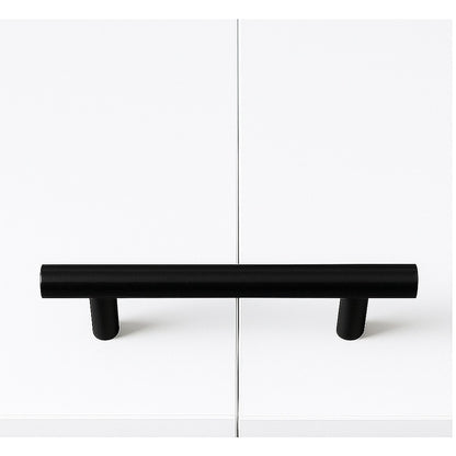 Queen Wall Bed in White – Space Saving Murphy Bed Kit with Black Door Handle