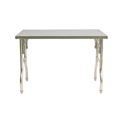 Stainless Steel Kitchen Bench Folding Commercial Prep Work Table 122x61cm
