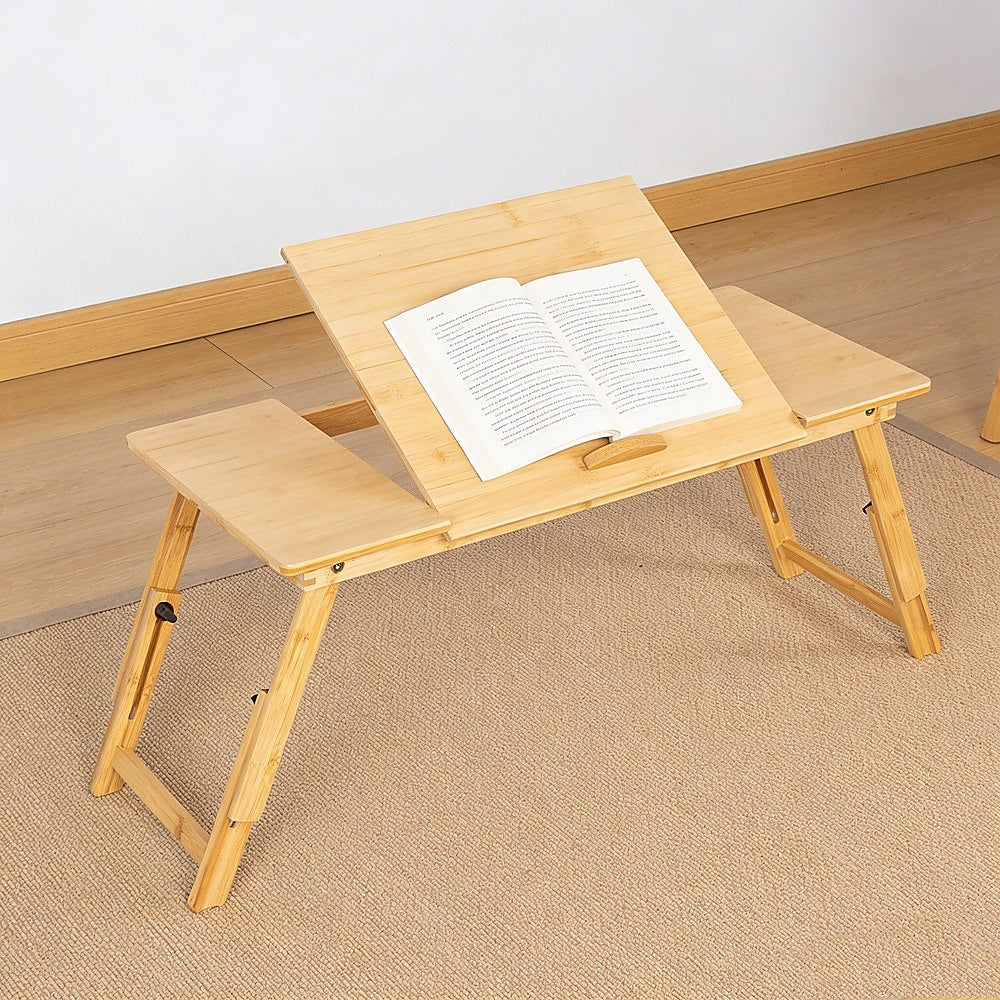 Folding Laptop Bed Table – Portable Rectangular Desk for Bedroom & Home Workstation