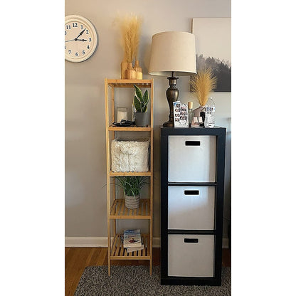 5 Tier Bookshelf Storage Bookcase Shelving Unit for Home Office