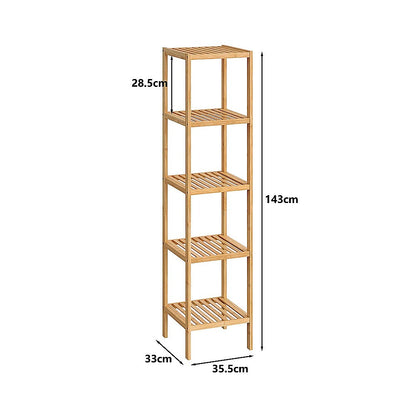5 Tier Bookshelf Storage Bookcase Shelving Unit for Home Office