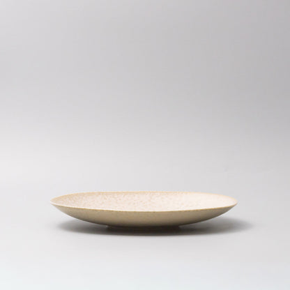 Dinner Plate 25cm White Fade Glaze