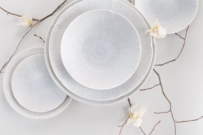 Dinner Plate 24.5cm Ice White Glaze