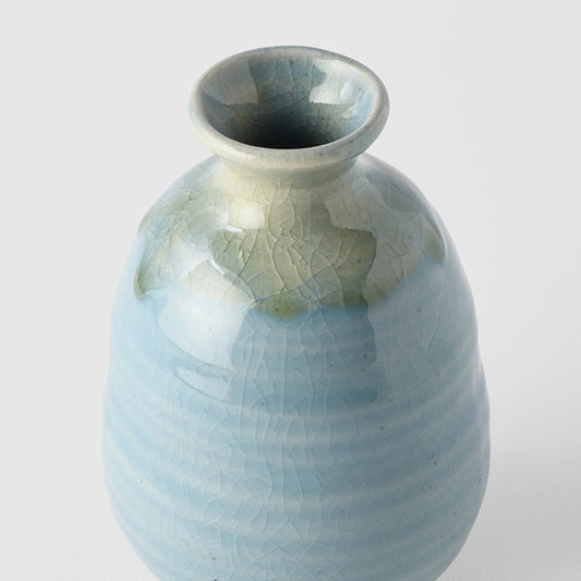 Sake Jug 280ml Crazed Blue Glaze