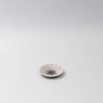 Sauce Dish 8cm Radiant Line Indigo Stripe Glaze