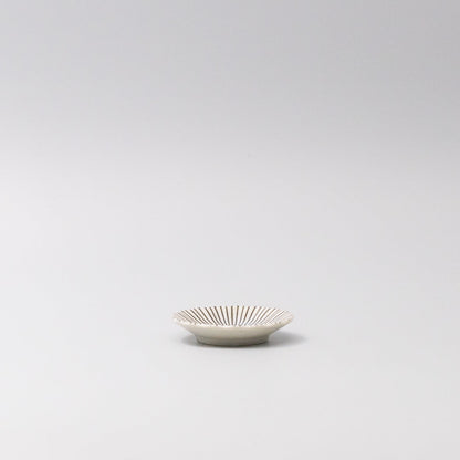 Sauce Dish 8cm Radiant Line Indigo Stripe Glaze