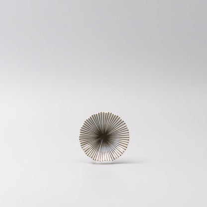 Sauce Dish 8cm Radiant Line Indigo Stripe Glaze