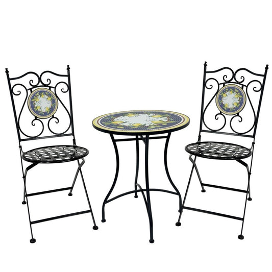 Molto Bene Lemon 3pc Setting Table Chairs