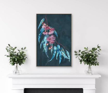 Gordon Gum Leaf Framed Canvas 90cm