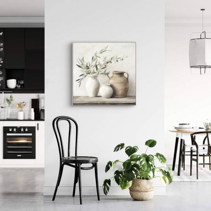 Olives & Urn Artwork 80cm