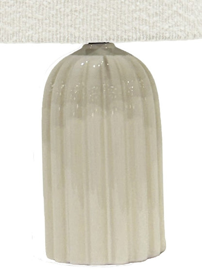 Elan Table Lamp Boucle Shade 37cm