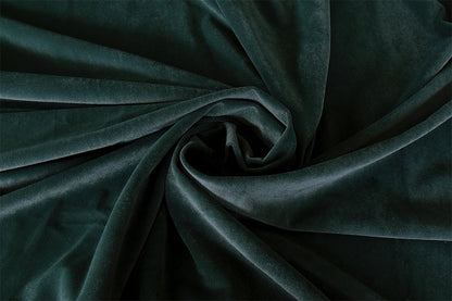 Large Thick Faux Mink Velvet Curtains 540x 230cm+30 Hooks Pinch Pleat, Green,New