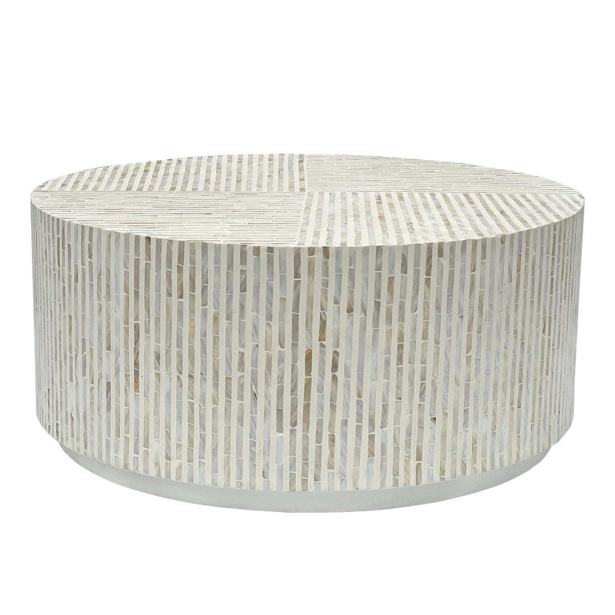 PURIST MOTHER OF PEARL HAND MADE COFFEE TABLE