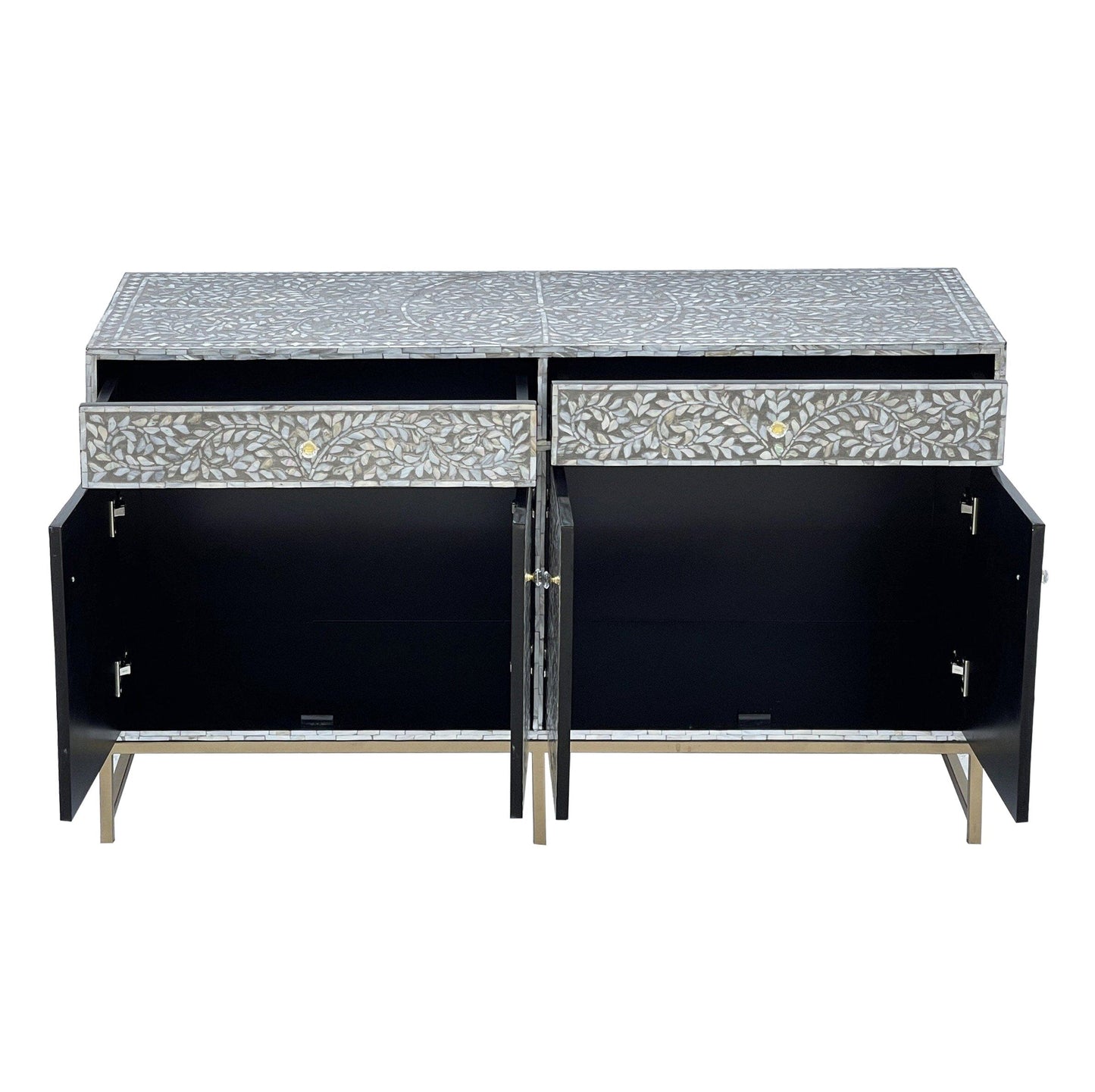 MOTHER OF PEARL HAND MADE SWISH SIDEBOARD