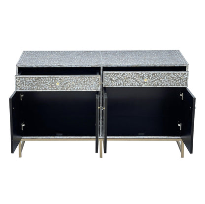 MOTHER OF PEARL HAND MADE SWISH SIDEBOARD