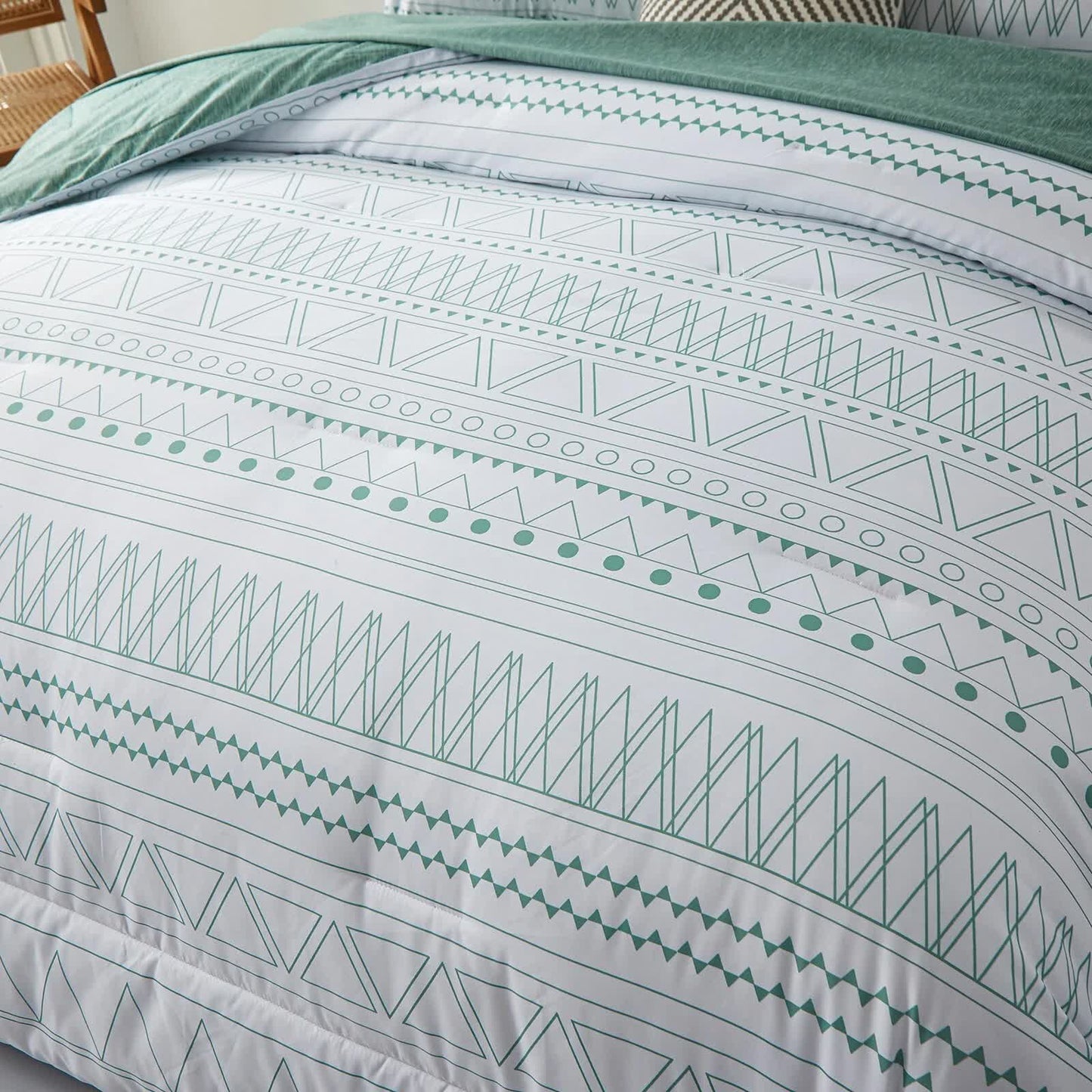 Boho Vibes Bedding Set – 3‑Piece Comforter & Pillow Covers