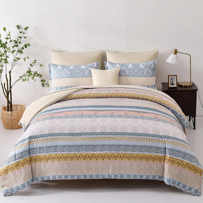 Luxe Loft Boho Quilted Comforter & Shams – Trending 3‑Piece Set