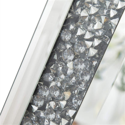 Xxxl Large Gorgeous Diamond Wall Mirror Crushed Crystal Long Full Length Mirror