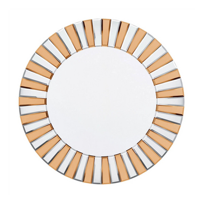 Radiant Sunburst Mirror: Elegant Wall Mounted Decor for Your Living Space Size 80x80cm