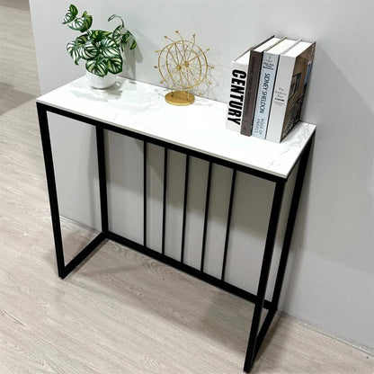 Glossy Sintered Stone Hallway Table