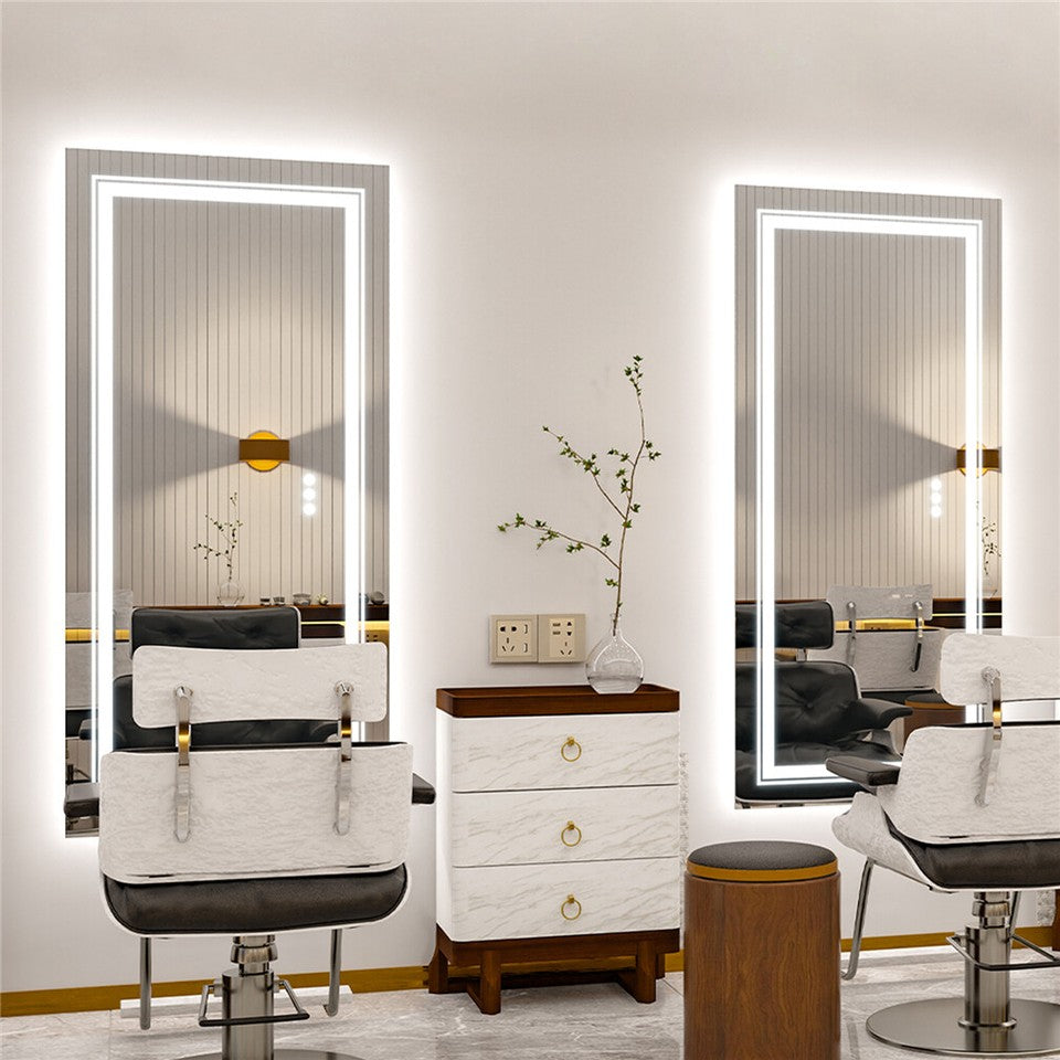 Anti-Fog LED Bathroom Mirror with 2-Way Mount 1000*600mm/Double LED