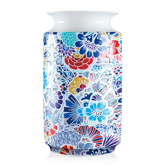 Colorful Style 4 DIY 3D Puzzle Vase - Creative Jigsaw Flower Holder with Waterproof Liner - Decorative Home Accent & Unique Gift