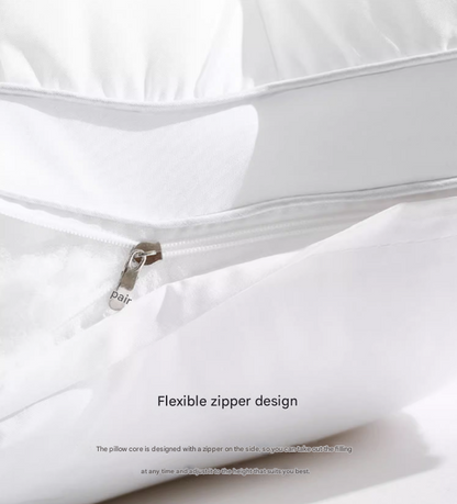 Pink Luxury Adjustable Bed Pillow Set (2-Pack) - Hotel Quality Down Alternative for Ultimate Neck Support & Comfort