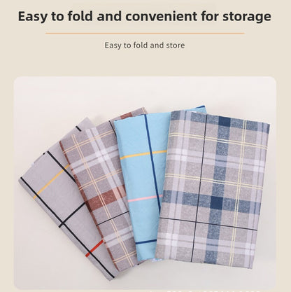 Washable Incontinence Bed Pad 100x150cm Reusable Waterproof Mattress Protector with Non-Slip Backing 4-Layer Absorbent Underpad for Elderly and Adults Smoky gray