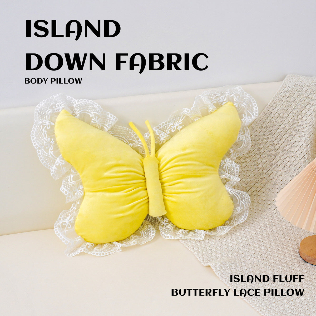 Brown Elegant Butterfly Lace Throw Pillow 60x45cm Soft Decorative Cushion for Sofa Bedroom Office and Car Comfort Backrest Accessory