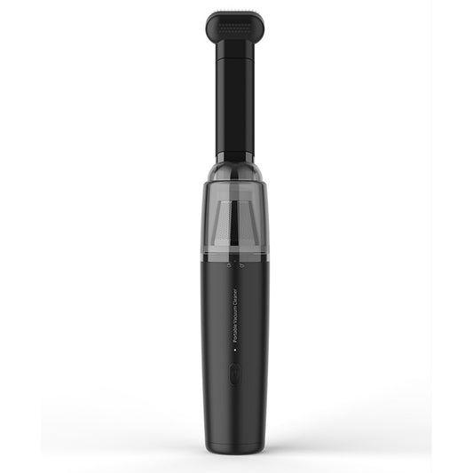 Black Portable Wireless Vacuum Cleaner – High-Suction, Dual-Function (Suck & Blow), Type-C Charging, HEPA Filter