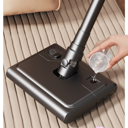 White spray-painted model Wireless Stick Vacuum Cleaner with 14000Pa Suction, HEPA Filter & 350ml Water Tank for Wet Dry Cleaning, Ideal for Home Use